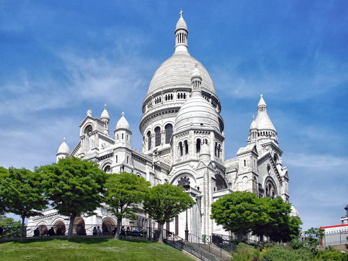 Basílica del Sagrado Corazón en Montmartre