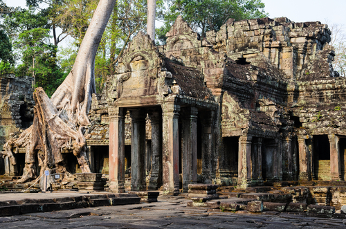 Templo de Preah Khan en Camboya
