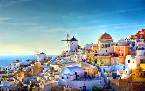 Isla griega de Santorini