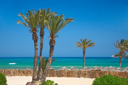 Playa de Djerba en Túnez