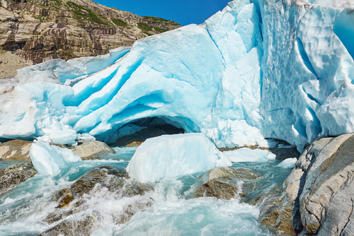 Glaciar jostedal en Noruega