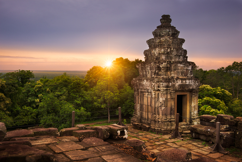 Templo Phnom Bakheng en Camboya