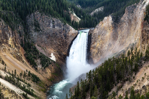 Cataratas en Yellowstone