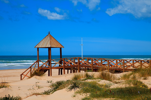 Playa de la Cortadura en Cádiz