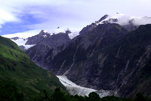 Glaciar Fox en Nueva Zelanda