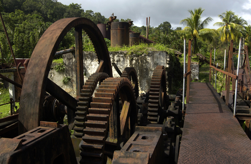 Antigua destilería de ron en Barbados