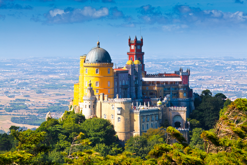 El romántico Palacio de la Pena en Portugal