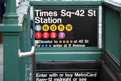 Cartel del metro de Nueva York