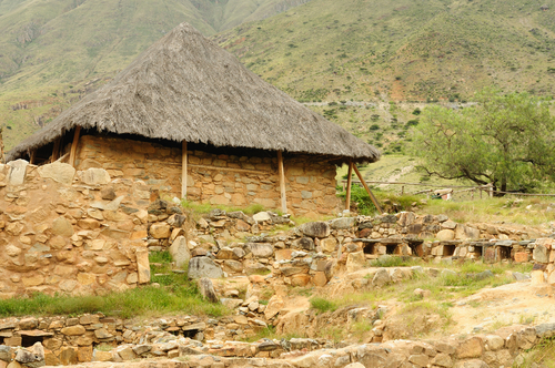 Templo de Kotosh en Perú.