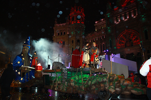 Cabalgata de reyes en Madrid