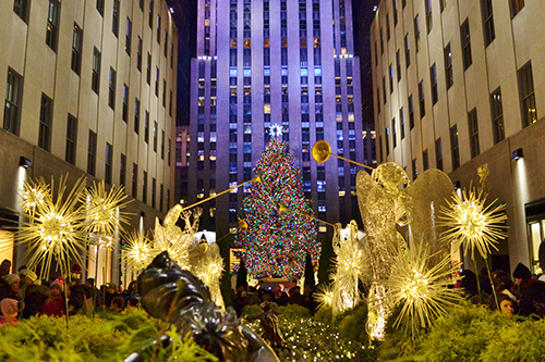 NAvidad en el Rockefeller Center de Nueva York