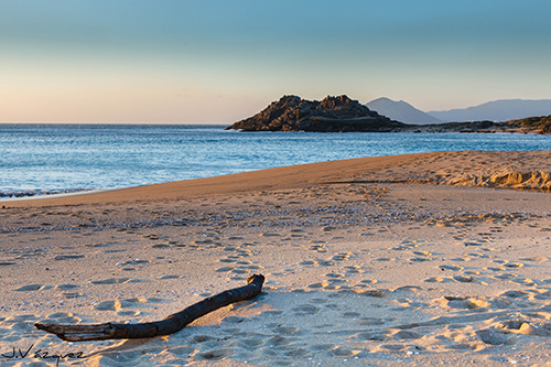 Playa del Castro de Baroña en Galicia