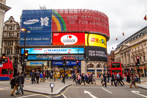 Luces en Picadilly circus