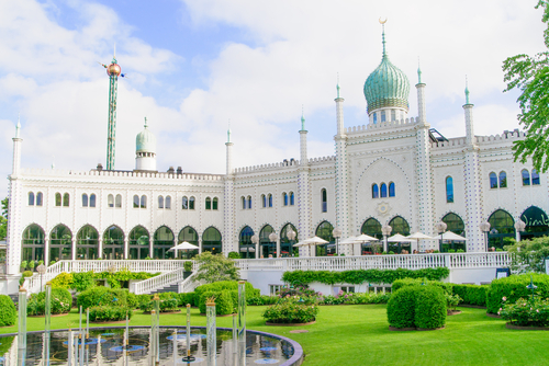 Jardines del Tívoli en Copenhague