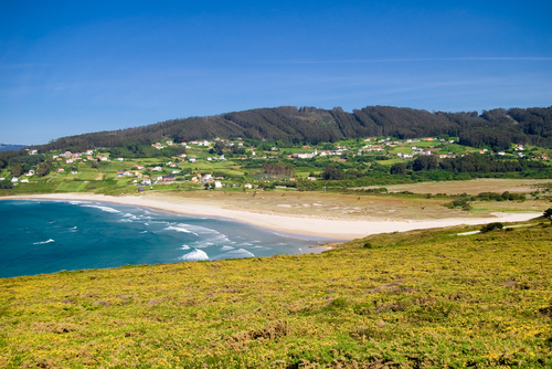 Playa de Pantín en Galicia