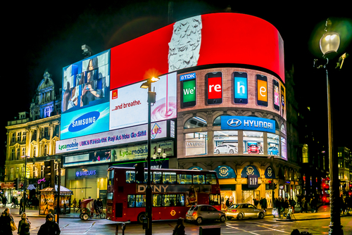 Luces en Picadilly Circus