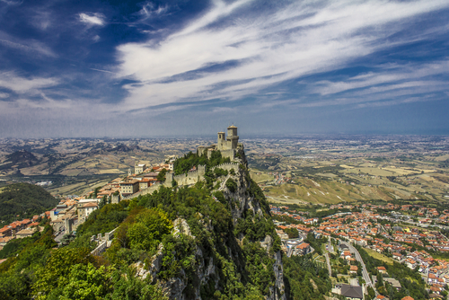 Monte Titano en San Marino