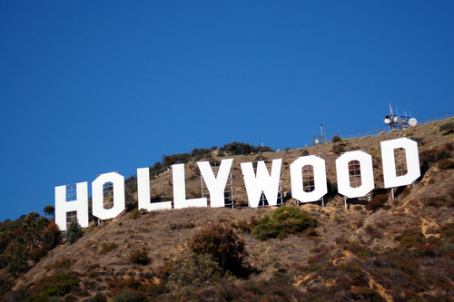 Cartel de Hollywood en Los Ángeles