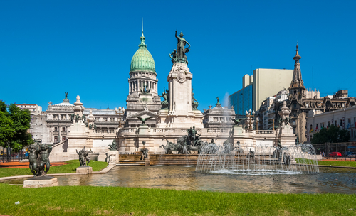 Edificio del Congreso en Buenos Aires