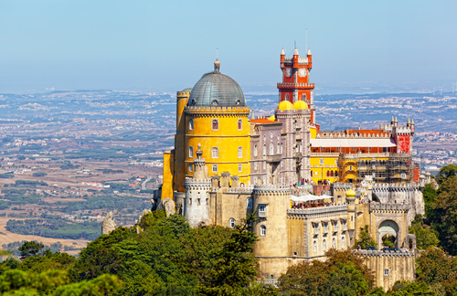 Vista de Sintra en Portugal