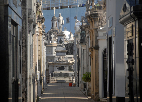 Cementerio de la Recoleta en Buenos Aires