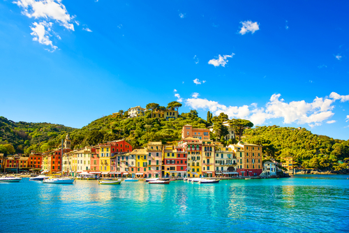 Portofino en la Riviera Italiana