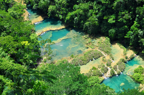 Cascadas de Semuc Champei en Guatemala
