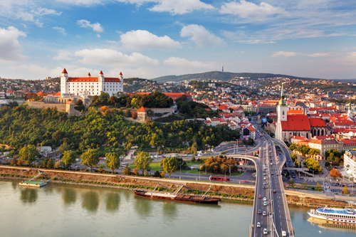 Vista de Bratislava en Esolvenia