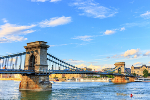 Puente de las Cadenas en Budapest