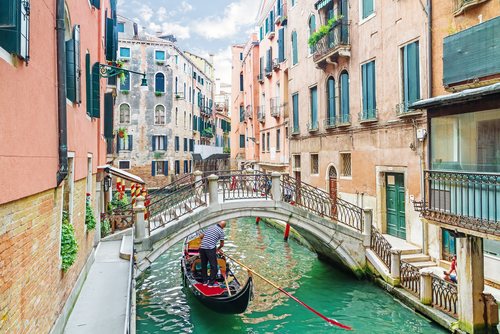 Canal en Venecia