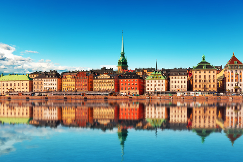 Vista de Estocolmo en Suecia
