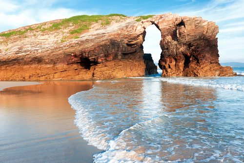 Playa de las Catedrales en Galicia