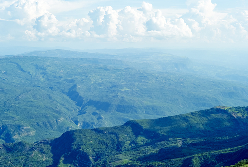 Cañón en el desfiladero de Chicamocha