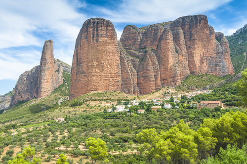 PAisaje en los Mallos de Riglos