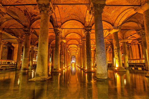 Cisterna Basílica en Estambul