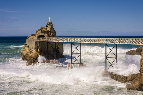 Roca de la Virgen en Biarritz