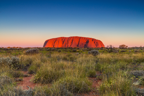 Roca Uluru en Australia