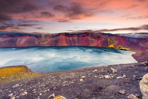 Lago Ljotipolur en Islandia