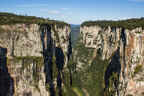 Desfiladero en el Cañón de Itaimbezinho