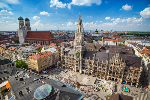 Marienplatz en unich