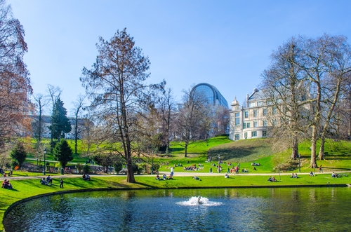 Parque de la Orangerie en Estrasburgo