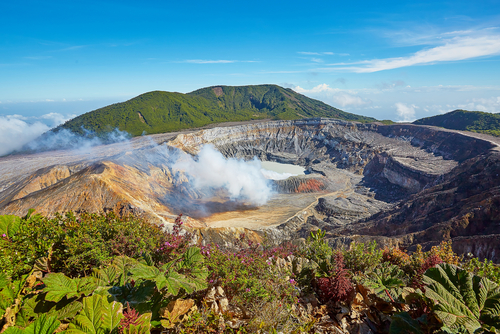 Volcán Poás en Costa Rica