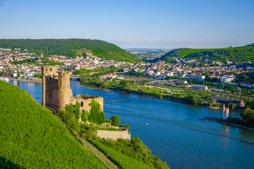 Ruedesheim en el Rhin Romántico