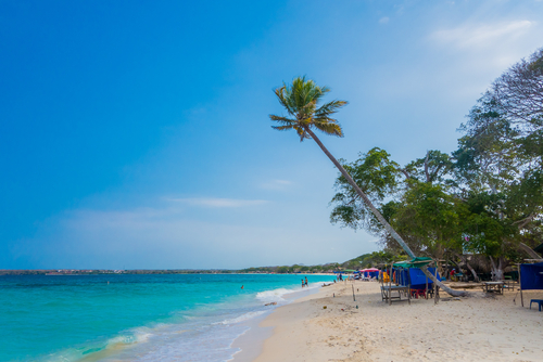 Playa de barú en Cartagena de Indias
