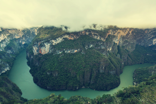 Desfiladero en el Cañón del Sumidero