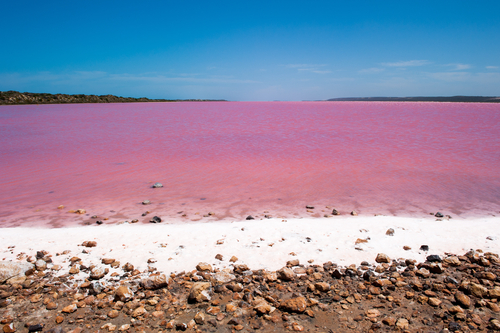 Lago Hillier en Australia