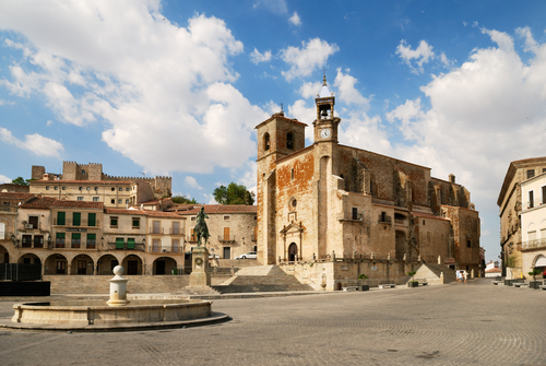 Vista de Trujillo en Extremadura