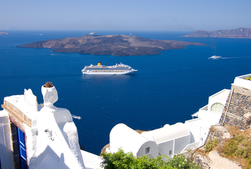 Crucero en Santorini
