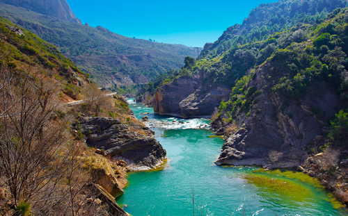 Paisaje natural en Pirineos