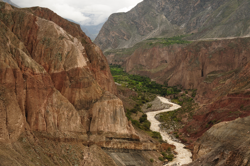 Desfiladero en el Cañón de Cotahuasi